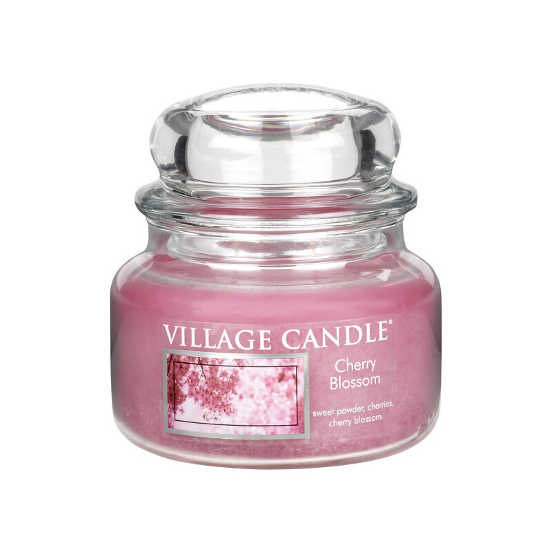 Village Candle Vonná svíčka ve skle Třešňový květ (Cherry Blossom) 269 g