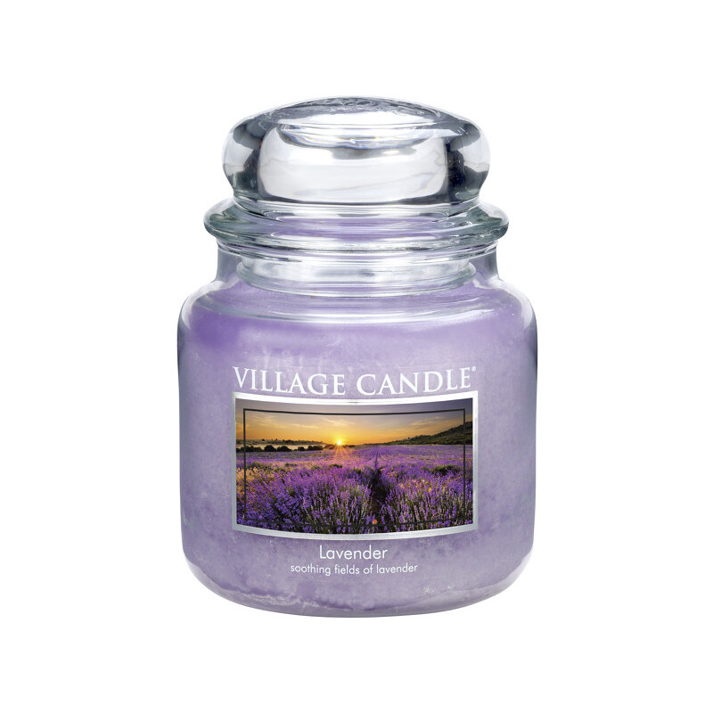 Village Candle Vonná svíčka ve skle Levandule (Lavender) 397 g