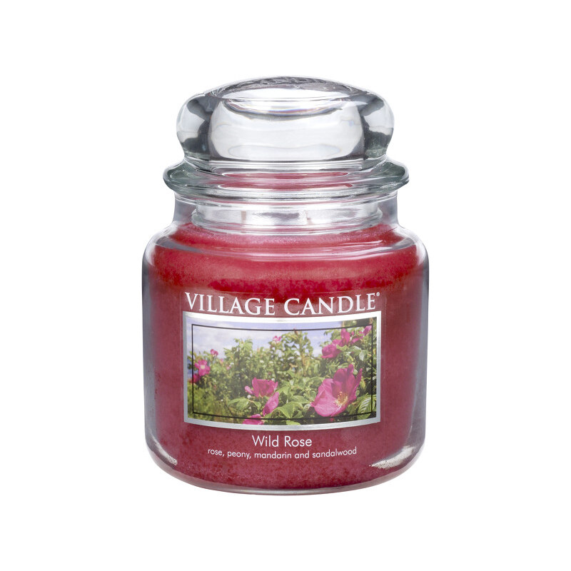 Village Candle Vonná svíčka Divoká růže (Wild Rose) 397 g