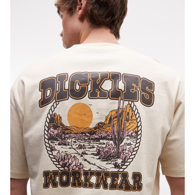 Dickies Elk Ridge backprint t-shirt in tan - exclusive to ASOS