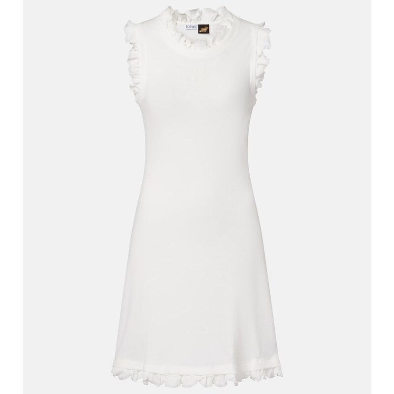 Loewe Paulas Ibiza cotton-blend minidress