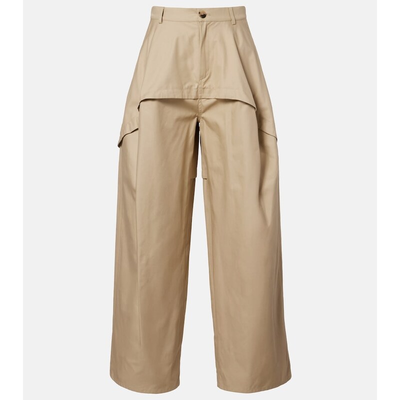 Loewe Paulas Ibiza cotton wide-leg pants