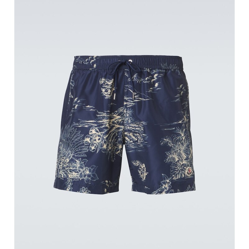Moncler Archivio floral swim trunks