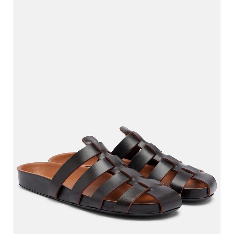 JUDE Dusty leather fisherman sandals