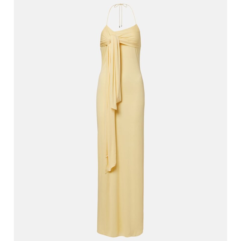 Loewe Paulas Ibiza crÃªpe jersey maxi dress