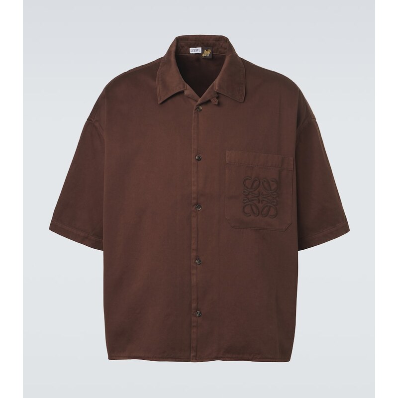 Loewe Paulas Ibiza Anagram cotton-blend shirt