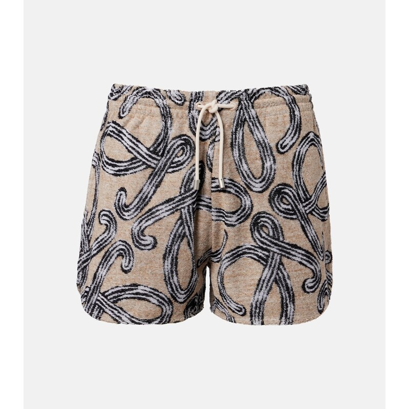 Loewe Paulas Ibiza Anagram cotton-blend shorts