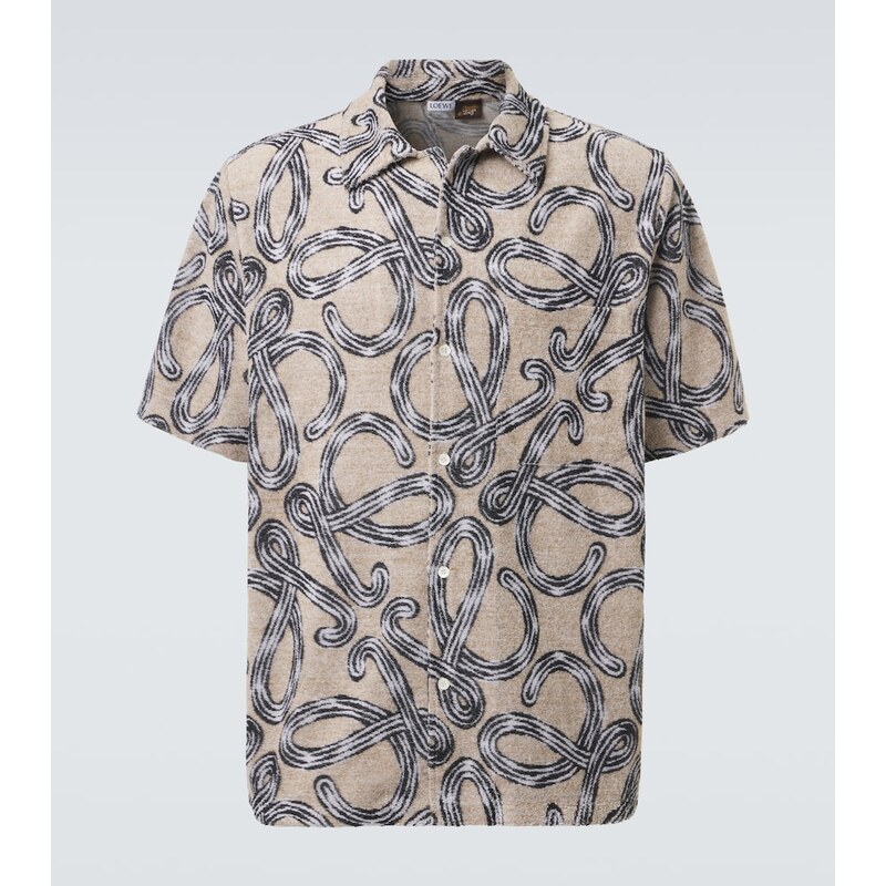 Loewe Paulas Ibiza terry jacquard shirt