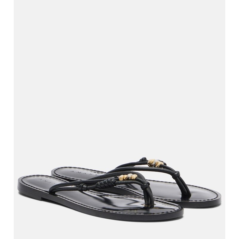 Amanu Kiwayu leather thong sandals