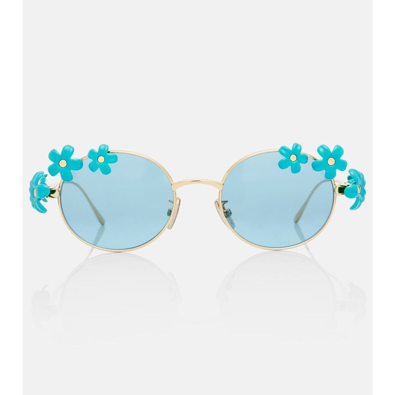 Loewe Signature Floral oval sunglasses
