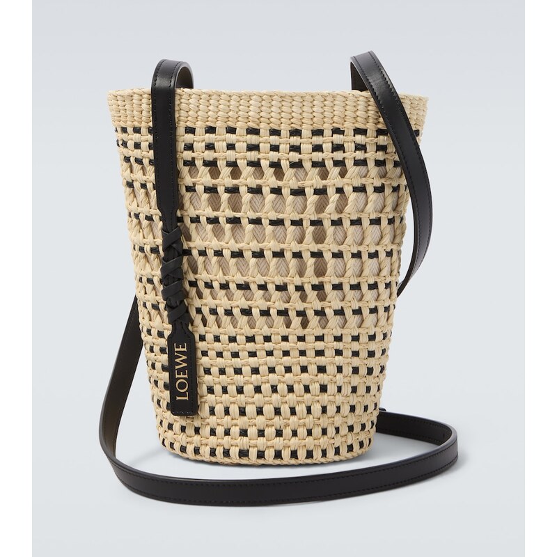 Loewe Paulas Ibiza Braid woven bucket bag