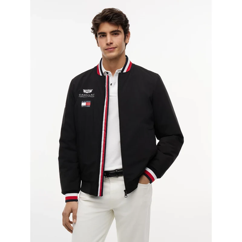 Tommy Hilfiger pánský černý bomber