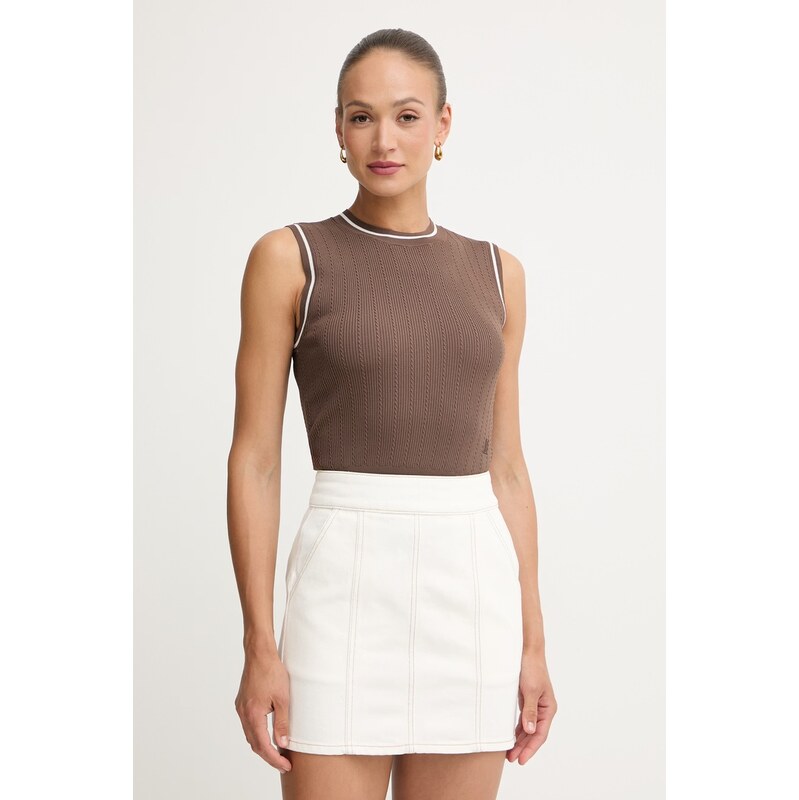 Armani Exchange top dámský s viskózou