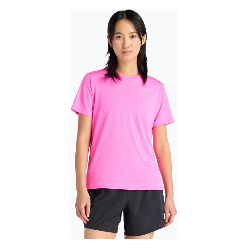 Dámské běžecké tričko New Balance Essentials pink heat