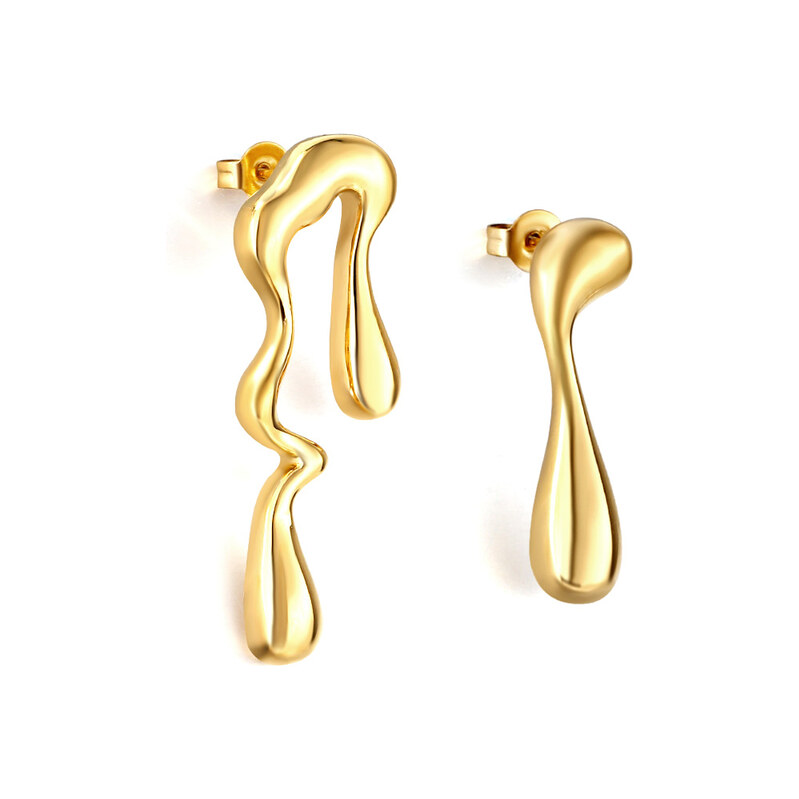 LUNICA Náušnice GOLD STAIN 115050713