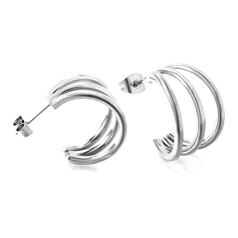LUNICA Náušnice TRIPLE MINI
