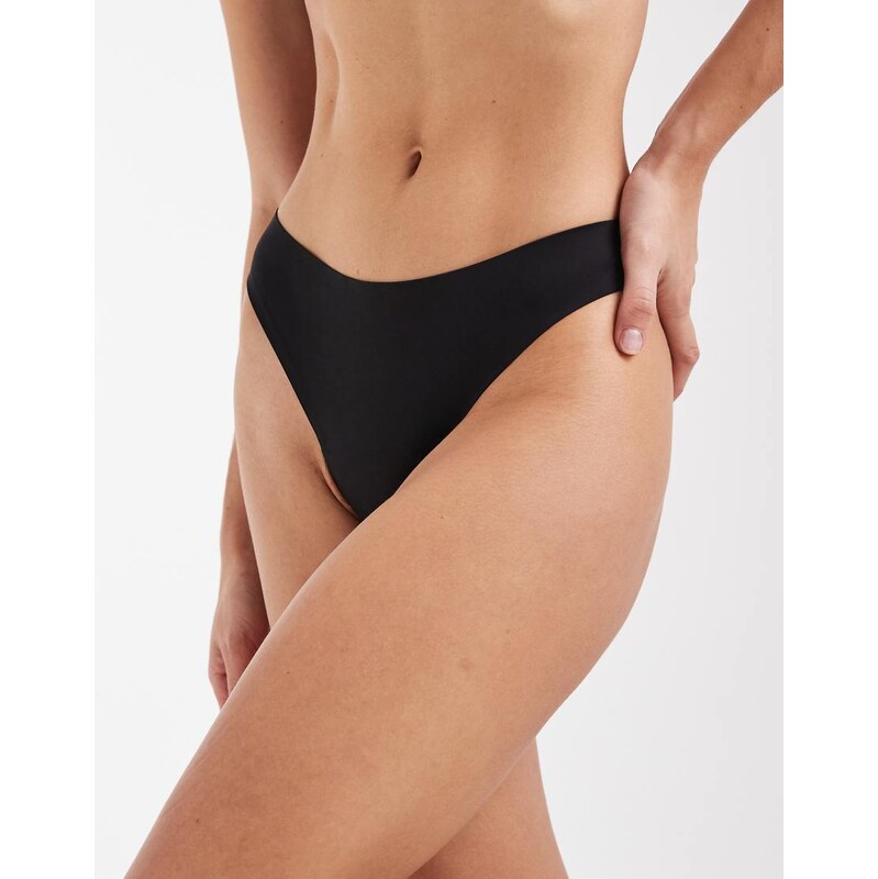 Modibodi seamfree light absorbency period thong in black 115052254