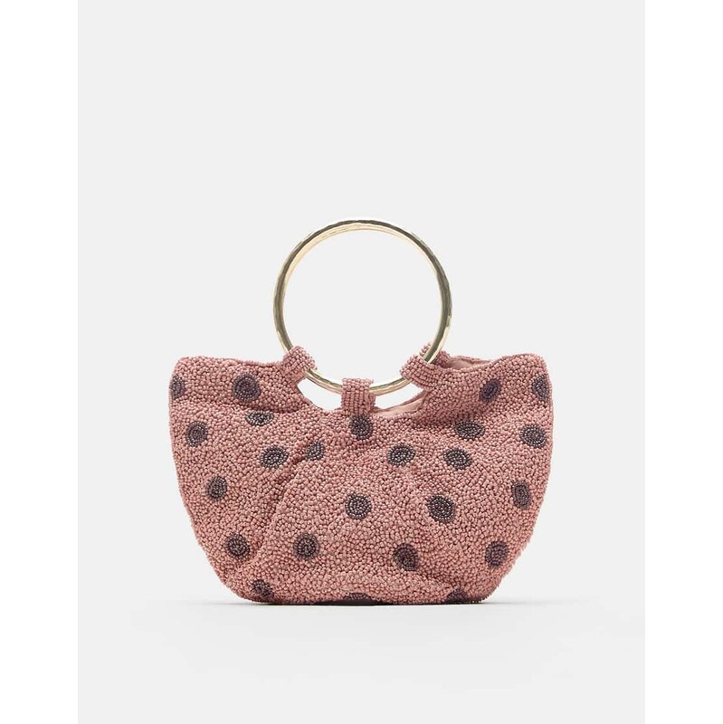 Pull&Bear Polka dot sequin bag in pink-Neutral 115052501