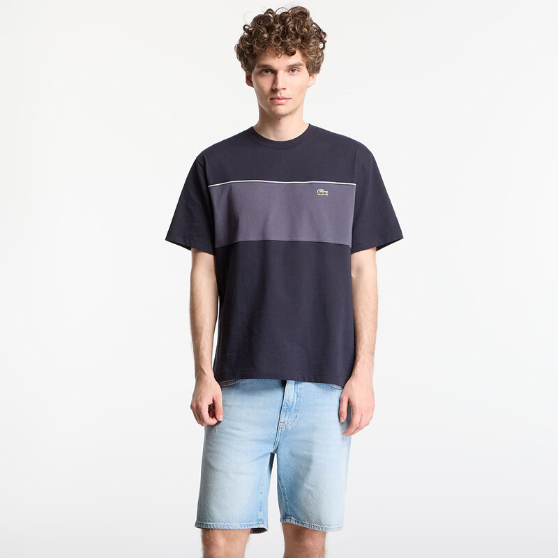 Tričko LACOSTE Tee-Shirt Blackbird/ Graphite 6