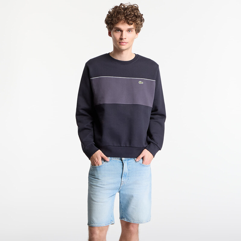 Mikina LACOSTE Sweatshirt Blackbird/ Graphite 6