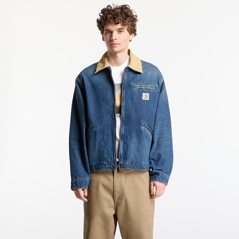 Bunda Carhartt WIP OG Detroit Jacket UNISEX Blue/ Dusty H Brown