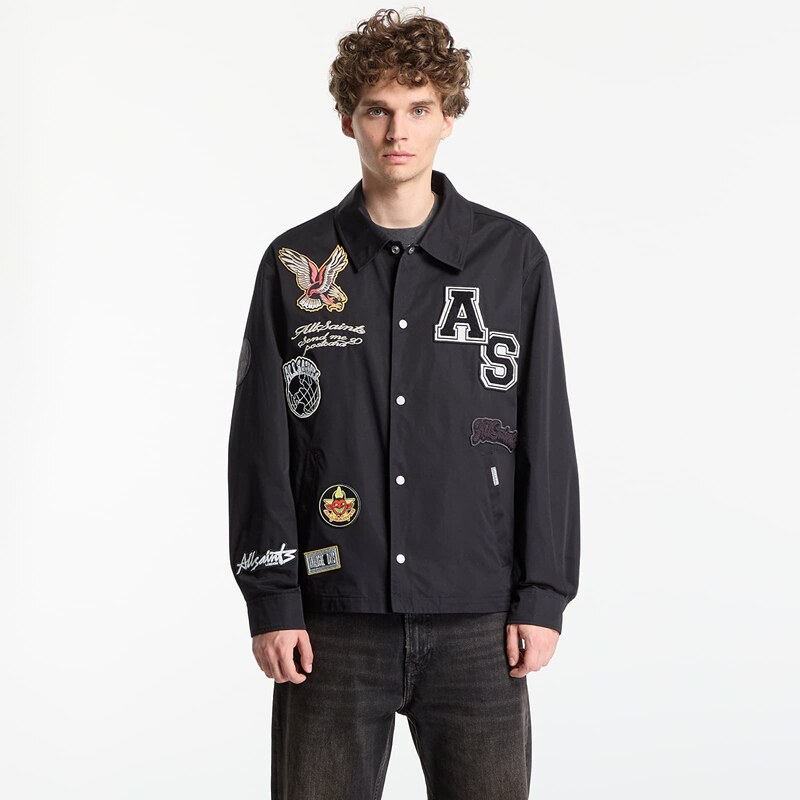 Bunda AllSaints Soundman Coach Jacket Black M