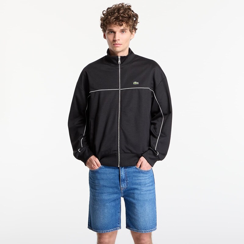 Mikina LACOSTE Sweatshirt Black 4