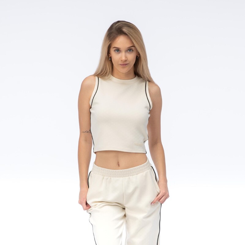 Dámské Tílko GUESS CLARA SLEEVELESS CROP TOP V6GP17K3215-G047 – Bílá