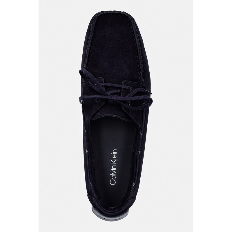 Calvin Klein mokasíny pánské semišové DRIVER BOAT SU