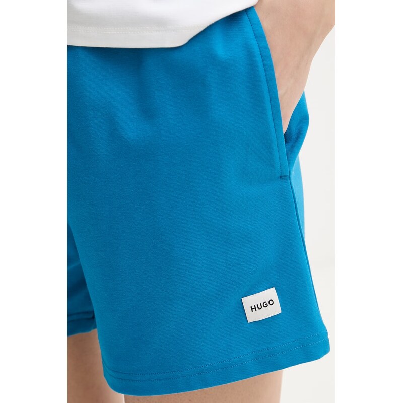 HUGO šortky dámské s bavlnou SIGNATURE_SHORT