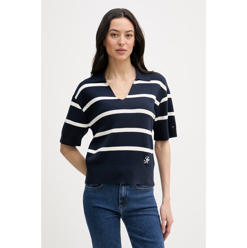 Tommy Hilfiger svetrové polo dámské bavlněné