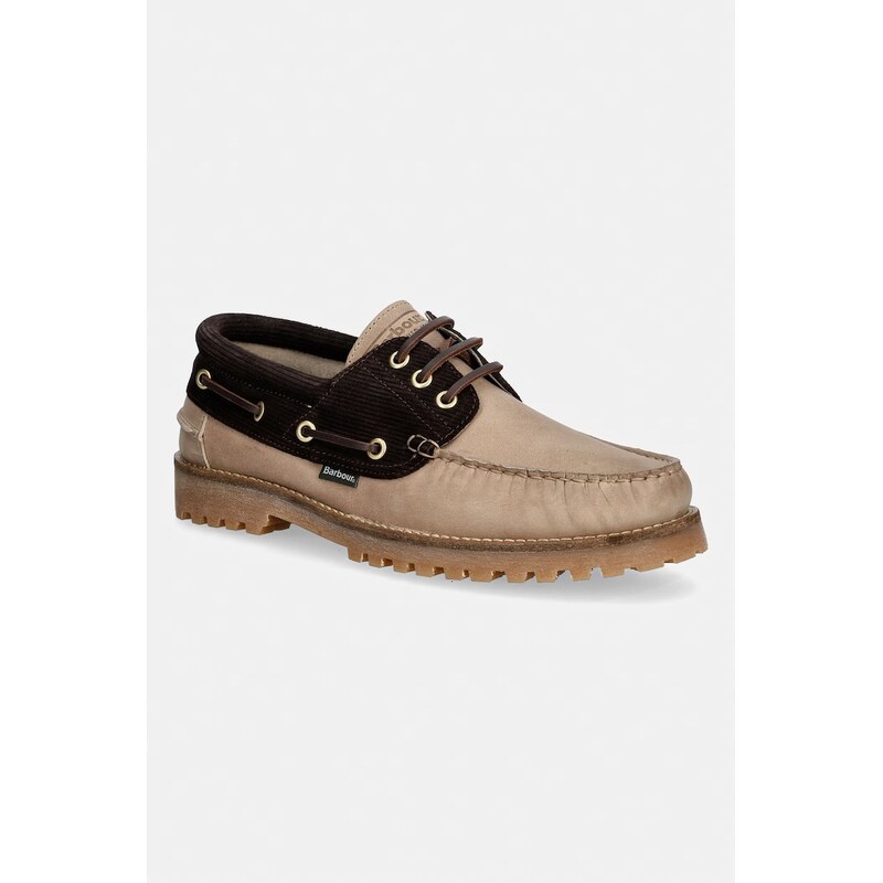 Barbour mokasíny pánské kožené Deck