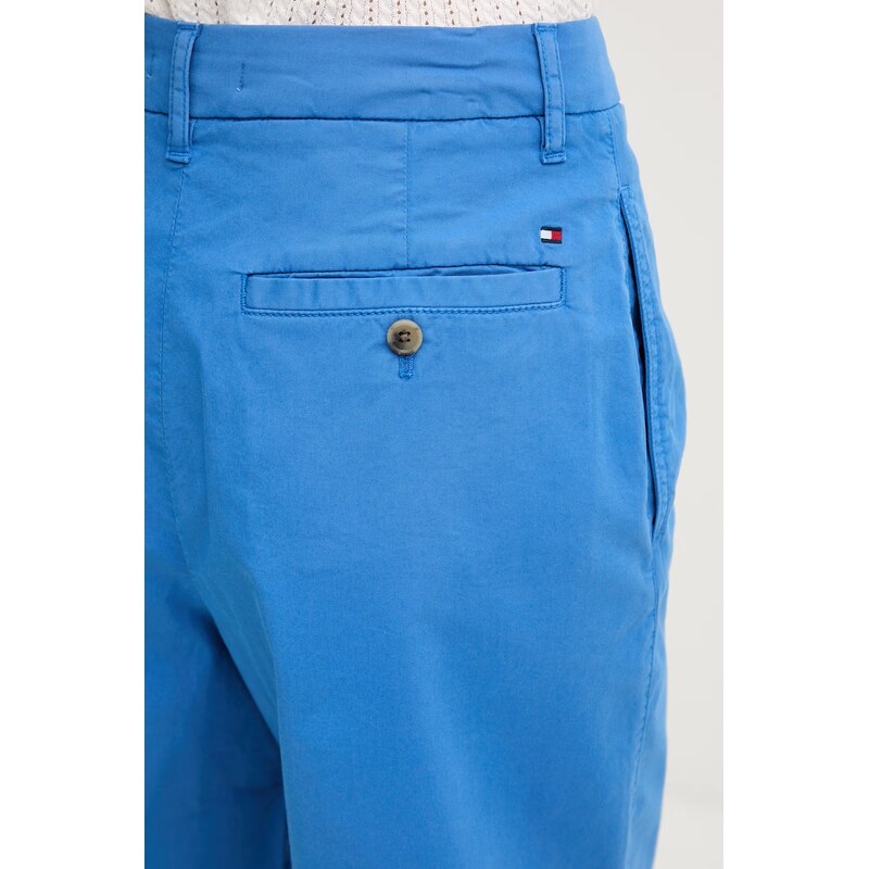 Tommy Hilfiger chino šortky dámské s bavlnou