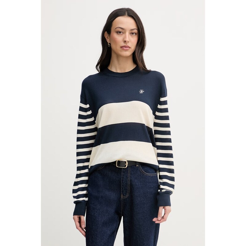 Tommy Hilfiger svetr dámský s příměsí hedvábí 115057024
