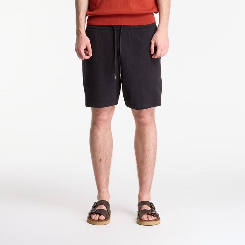 Šortky Calvin Klein Jeans Hd Cotton Waffle Short Black L
