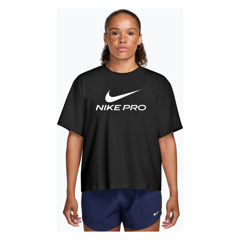 Dámské tréninkové tričko Nike Pro Dri-Fit Loose black/white