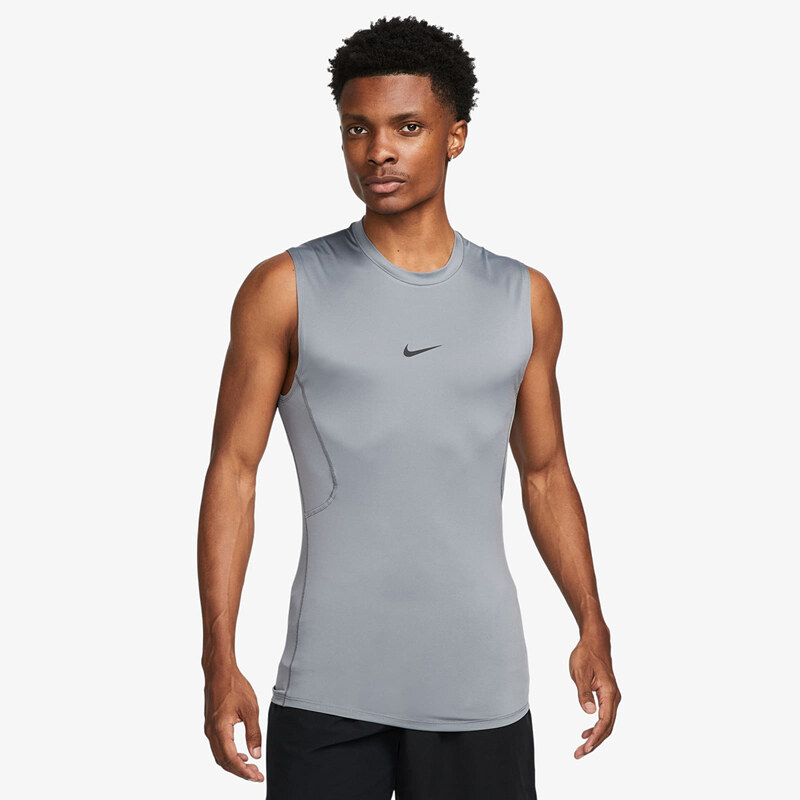 Tílko Nike Pro Mens Dri-FIT Tight Sleeveless Fitness Top Smoke