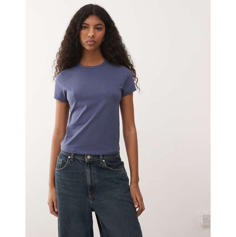 COLLUSION baby tee in navy blue 115059172