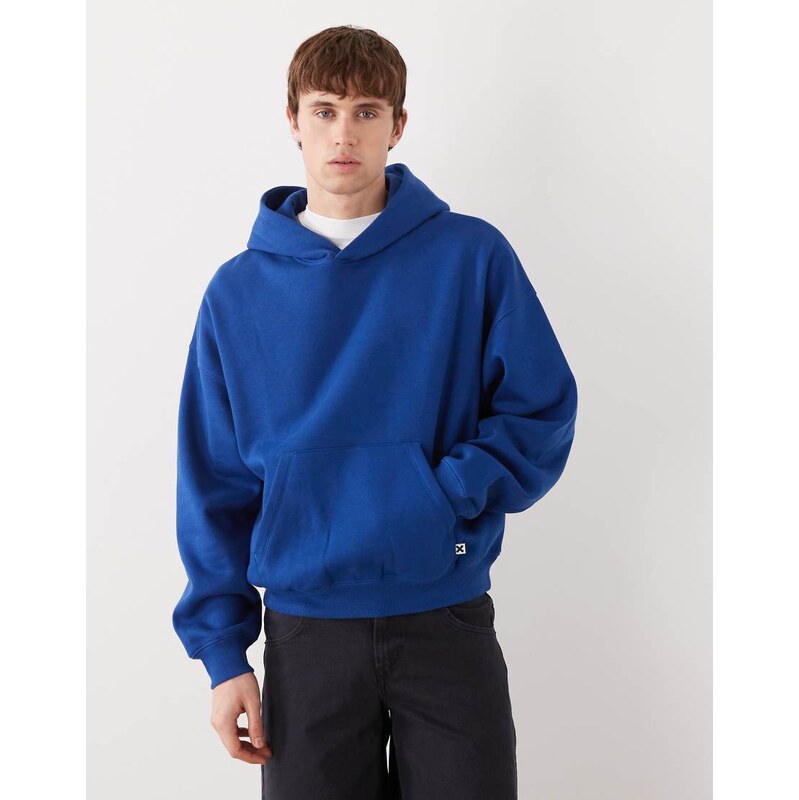 COLLUSION Boxy oversized hoodie in blue