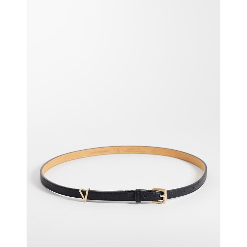 Valentino Bloom buckle belt in black - BLACK 115057822