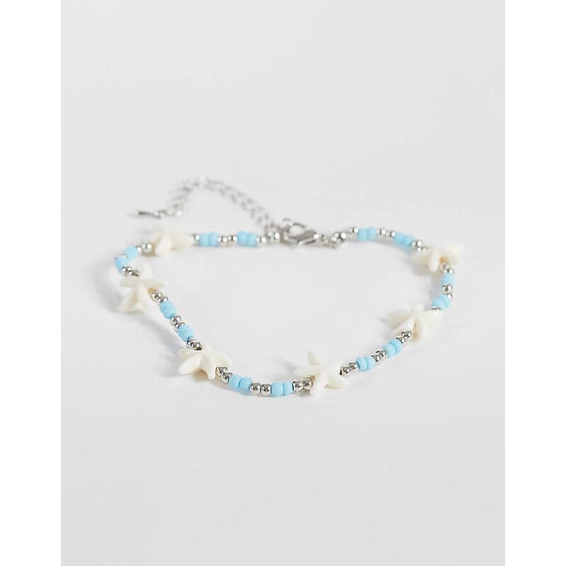 ONLY starfish anklet in blue 115057853