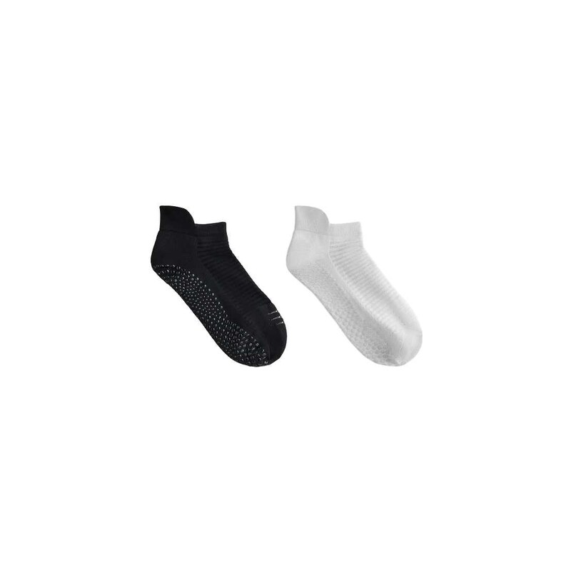 OYSHO 2 pairs of polyamide blend yoga and pilates sneaker socks in 115057926