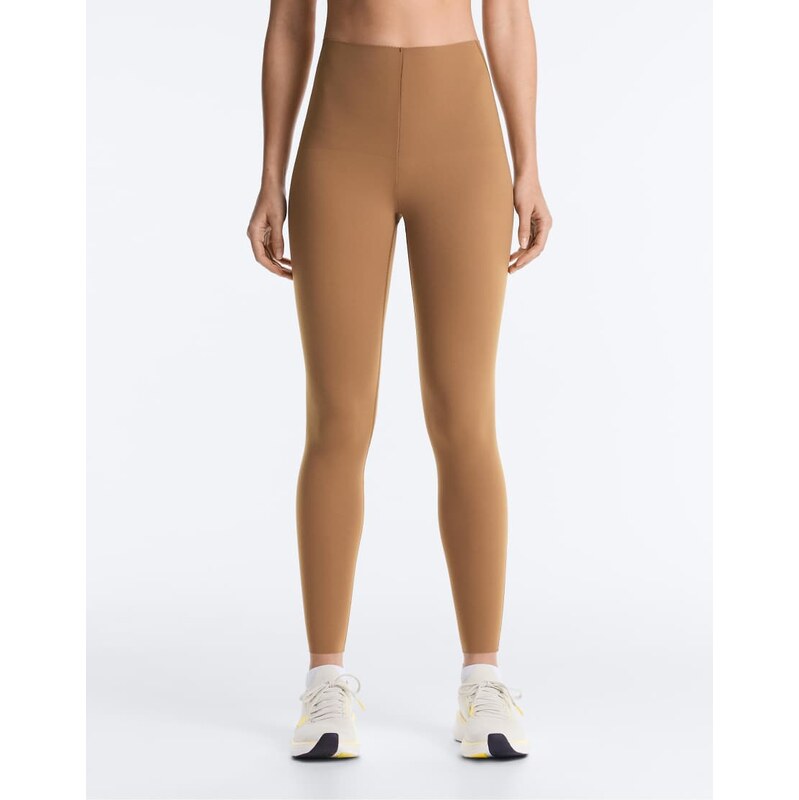 OYSHO Compressive core control ankle-length leggings in ligh brown 115058013