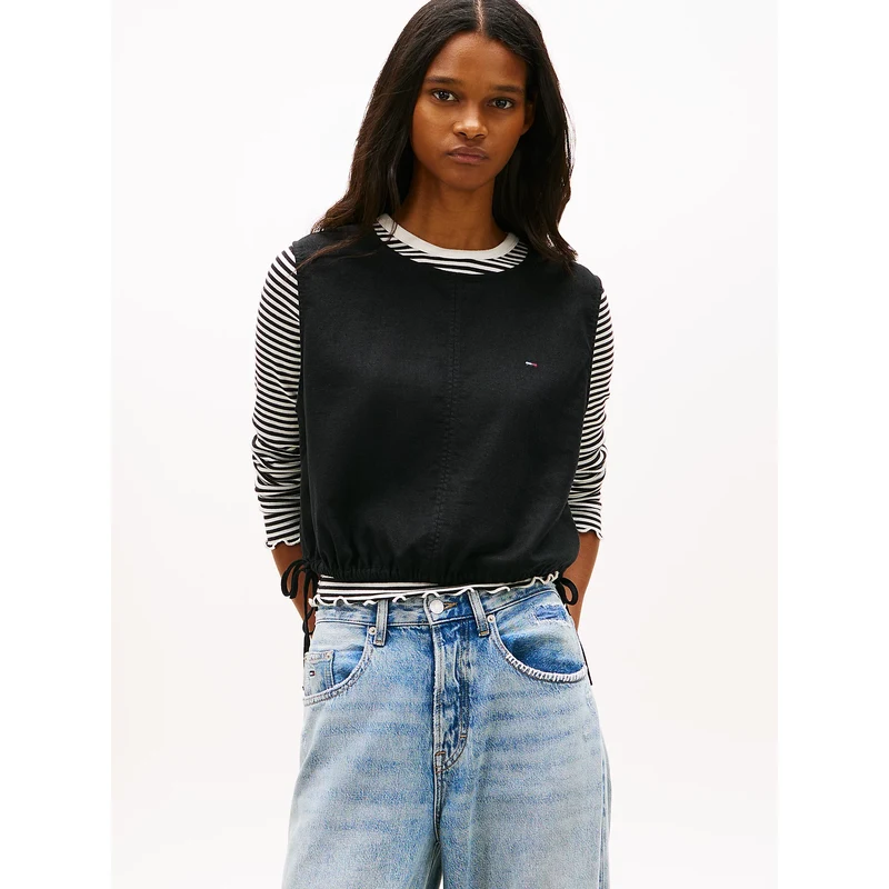 Tommy Jeans dámská černá halenka 115058750
