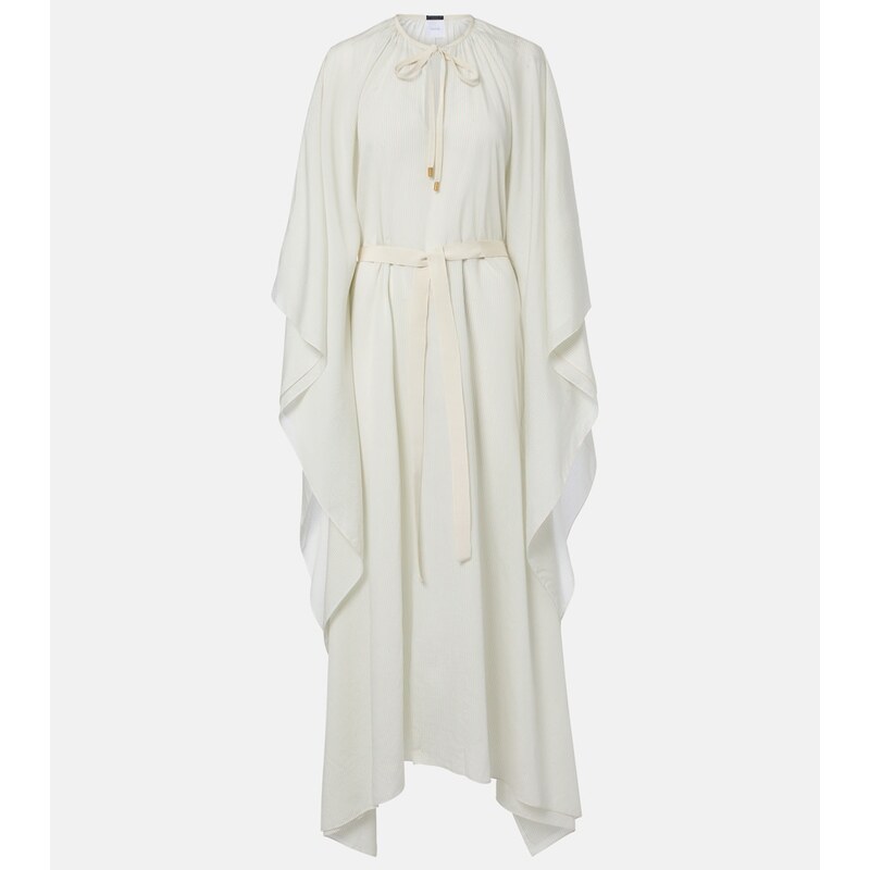 Kaftan Patou Striped v modré barvě s pruhy