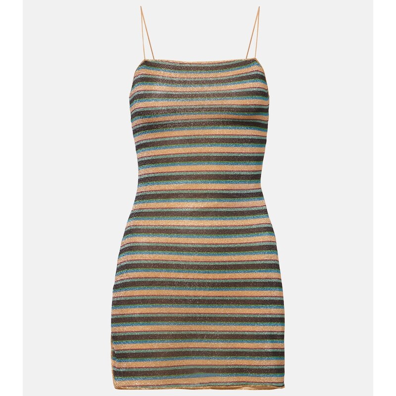 Oséree Lumière striped minidress