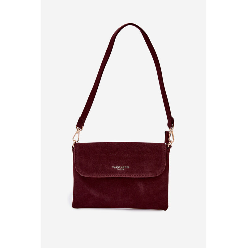 Flora&Co Malá crossbody kabelka Bordeaux