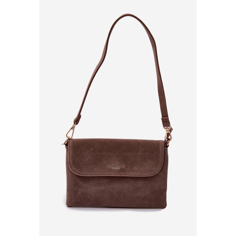 Flora&Co malá crossbody taška z eko semiše