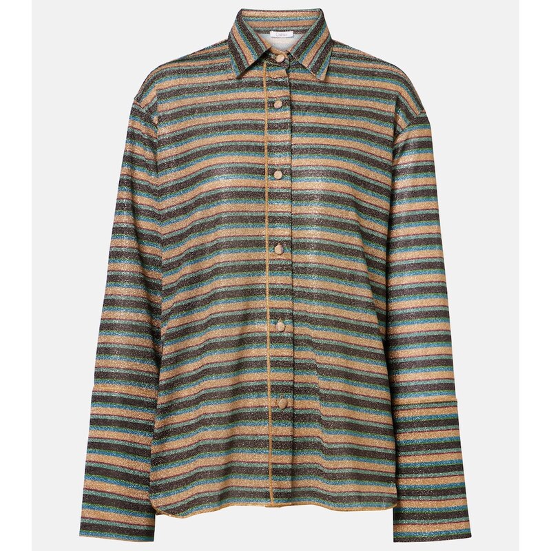 Oséree Lumière striped shirt