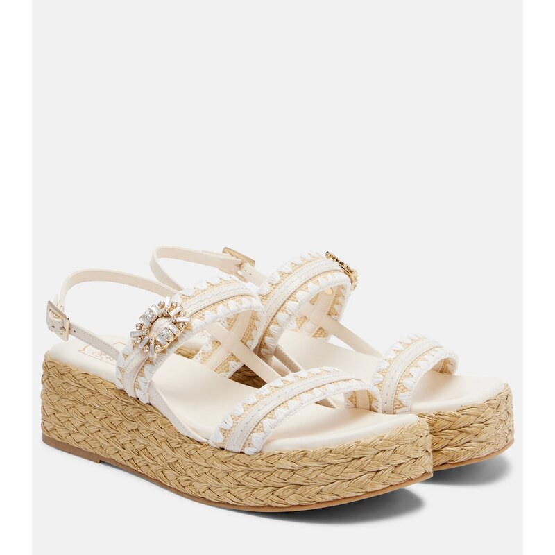 Roger Vivier Summer Strass espadrille sandals